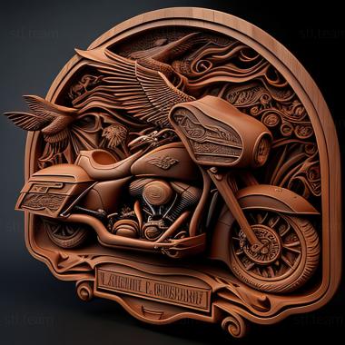 3D модель Harley Davidson Road Glide Ultra (STL)